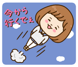 Pretty female daily life sticker #9905978