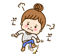 Pretty female daily life sticker #9905995