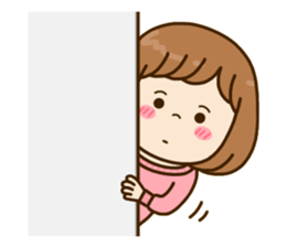 Pretty female daily life sticker #9905996