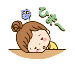 Pretty female daily life sticker #9905999