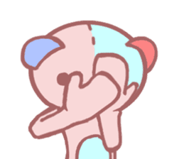 Daily life of a bear ~Basic expression~ sticker #9906457