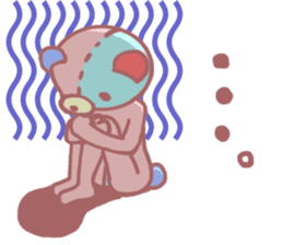 Daily life of a bear ~Basic expression~ sticker #9906469