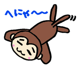 sarukichi of monkey sticker #9906832