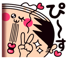 schoolgirl old man "Mr.Yamada" 4 sticker #9907096