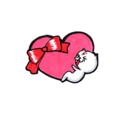 tabby white day and more sticker #9907520