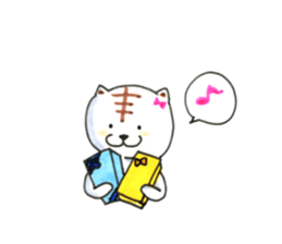 tabby white day and more sticker #9907530