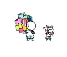 tabby white day and more sticker #9907536