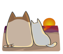 Sassy cat family 2 sticker #9907893