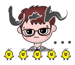 A tsunodere scholar's Diary sticker #9908295