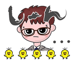 A tsunodere scholar's Diary sticker #9908295