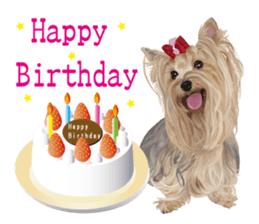 I love! Yorkshire terrier  Vol.1 sticker #9908480