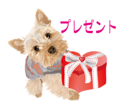 I love! Yorkshire terrier  Vol.1 sticker #9908488