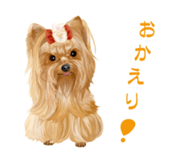 I love! Yorkshire terrier  Vol.1 sticker #9908496