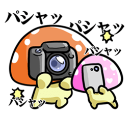 puni mushroom family sticker #9908586