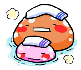 puni mushroom family sticker #9908594