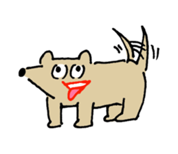 futsu no inu and akarui neko sticker #9909210