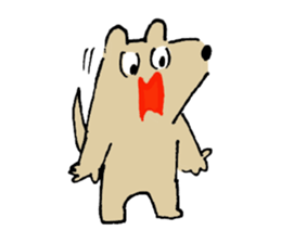 futsu no inu and akarui neko sticker #9909214