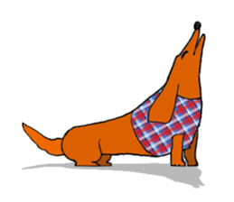 Funny Dachshund sticker #9909403