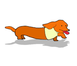 Funny Dachshund sticker #9909411