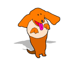 Funny Dachshund sticker #9909414