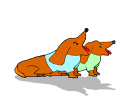 Funny Dachshund sticker #9909419