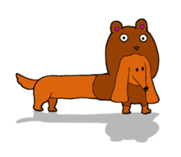 Funny Dachshund sticker #9909424