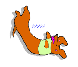 Funny Dachshund sticker #9909425