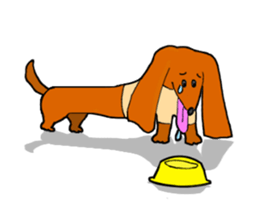 Funny Dachshund sticker #9909428