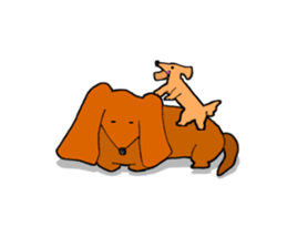 Funny Dachshund sticker #9909432