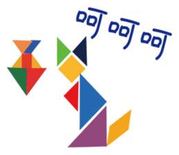 Meow star family - short answer Geometry sticker #9910349