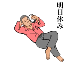 man of stickers sticker #9910455