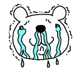 Mr. Bear of a dog resembling a cat sticker #9911270