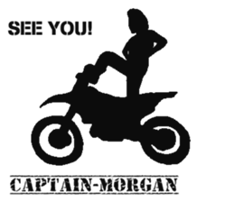 Human shadow FMX BIKE sticker #9911362