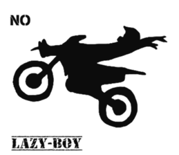 Human shadow FMX BIKE sticker #9911371
