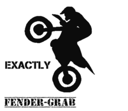 Human shadow FMX BIKE sticker #9911374