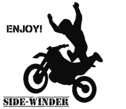 Human shadow FMX BIKE sticker #9911386