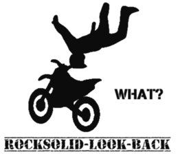 Human shadow FMX BIKE sticker #9911389