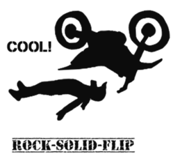 Human shadow FMX BIKE sticker #9911391