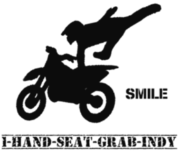 Human shadow FMX BIKE sticker #9911398