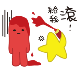 SILLY HOT DOG GOOD TO BE BAD sticker #9911406