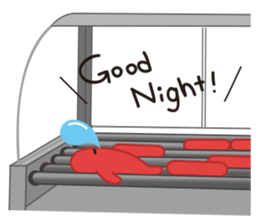 SILLY HOT DOG GOOD TO BE BAD sticker #9911409