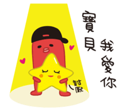 SILLY HOT DOG GOOD TO BE BAD sticker #9911433