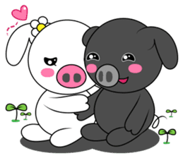 Piggy Lovers sticker #9911690