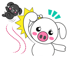 Piggy Lovers sticker #9911701