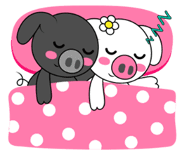 Piggy Lovers sticker #9911719