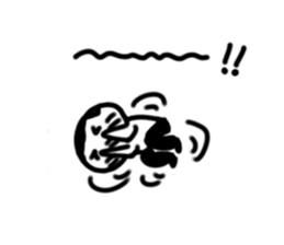 A flat head boy 2 sticker #9912107