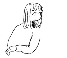 nasi Doodle Sticker sticker #9912486