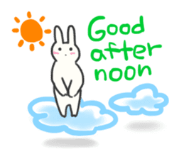 Colorful message from Bunny ! sticker #9912801