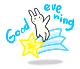 Colorful message from Bunny ! sticker #9912802