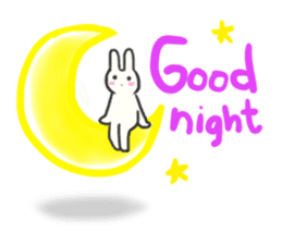 Colorful message from Bunny ! sticker #9912803